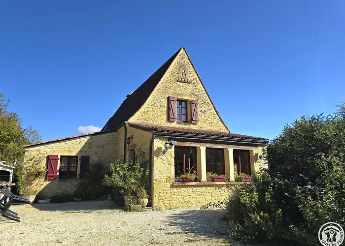 펜션 Charmante Maison En Pierre Pres De Sarlat Avec Jardin, Animaux Acceptes - Fr-1-616-145 *